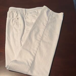Talbots White Straight Leg Jeans - Classic Women's Style